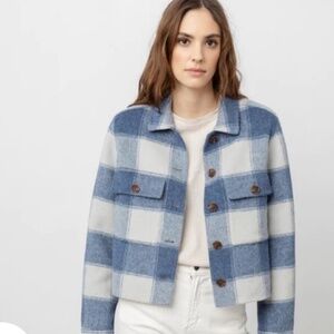 Rails blue plaid wool jacket- great condition